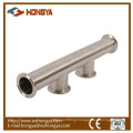 SS304 Sanitary Stainless Steel Tri Clamp Manifold Fitting